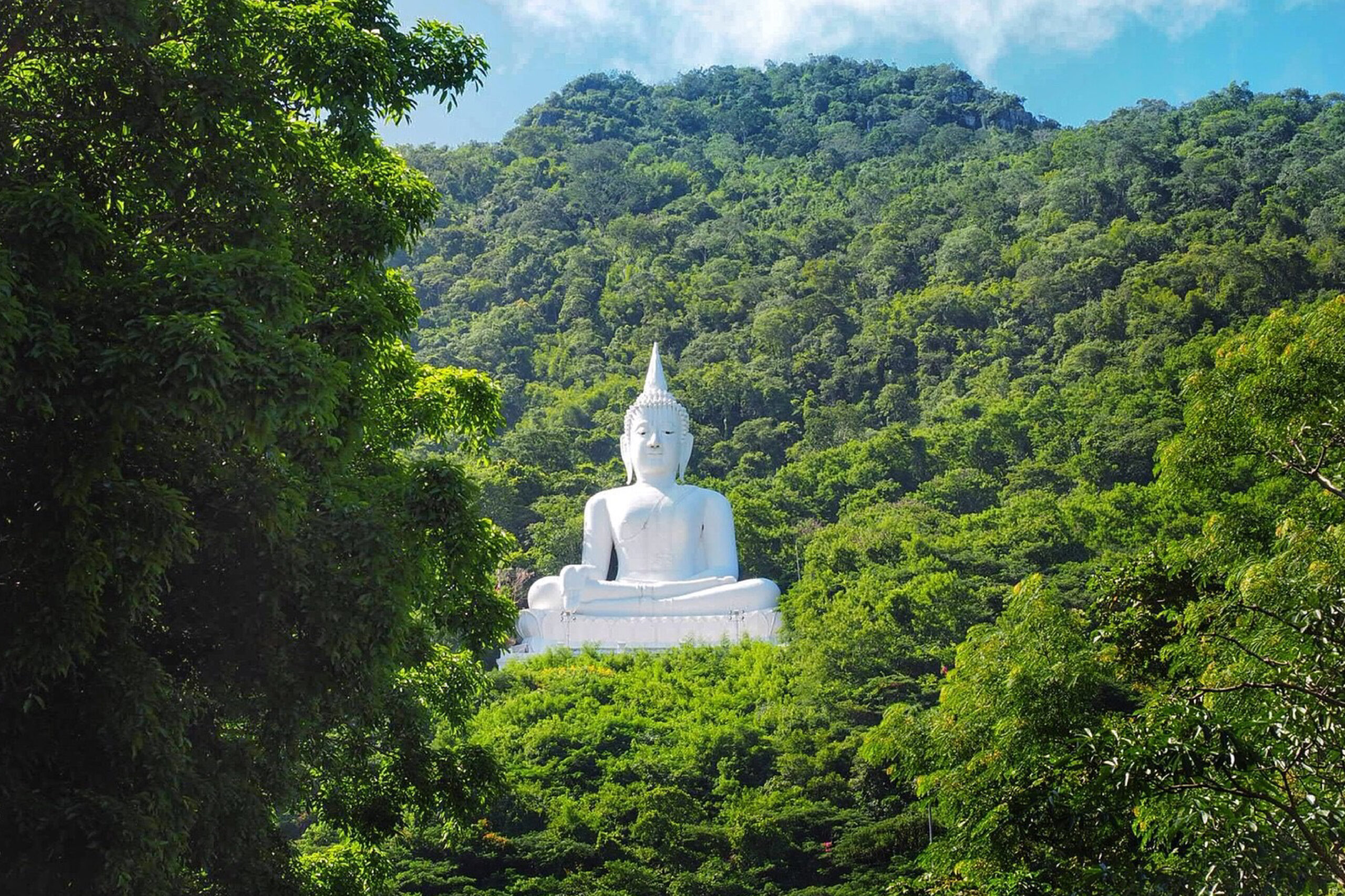 Paying Respect at Wat Thep Phithak Punnaram